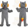 Gray Wolf Mascot Costume