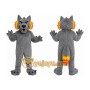 Gray Wolf Mascot Costume