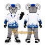 White Ram Mascot Costume