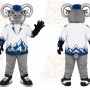White Ram Mascot Costume