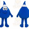 Blue Water Drop Mascot Costume