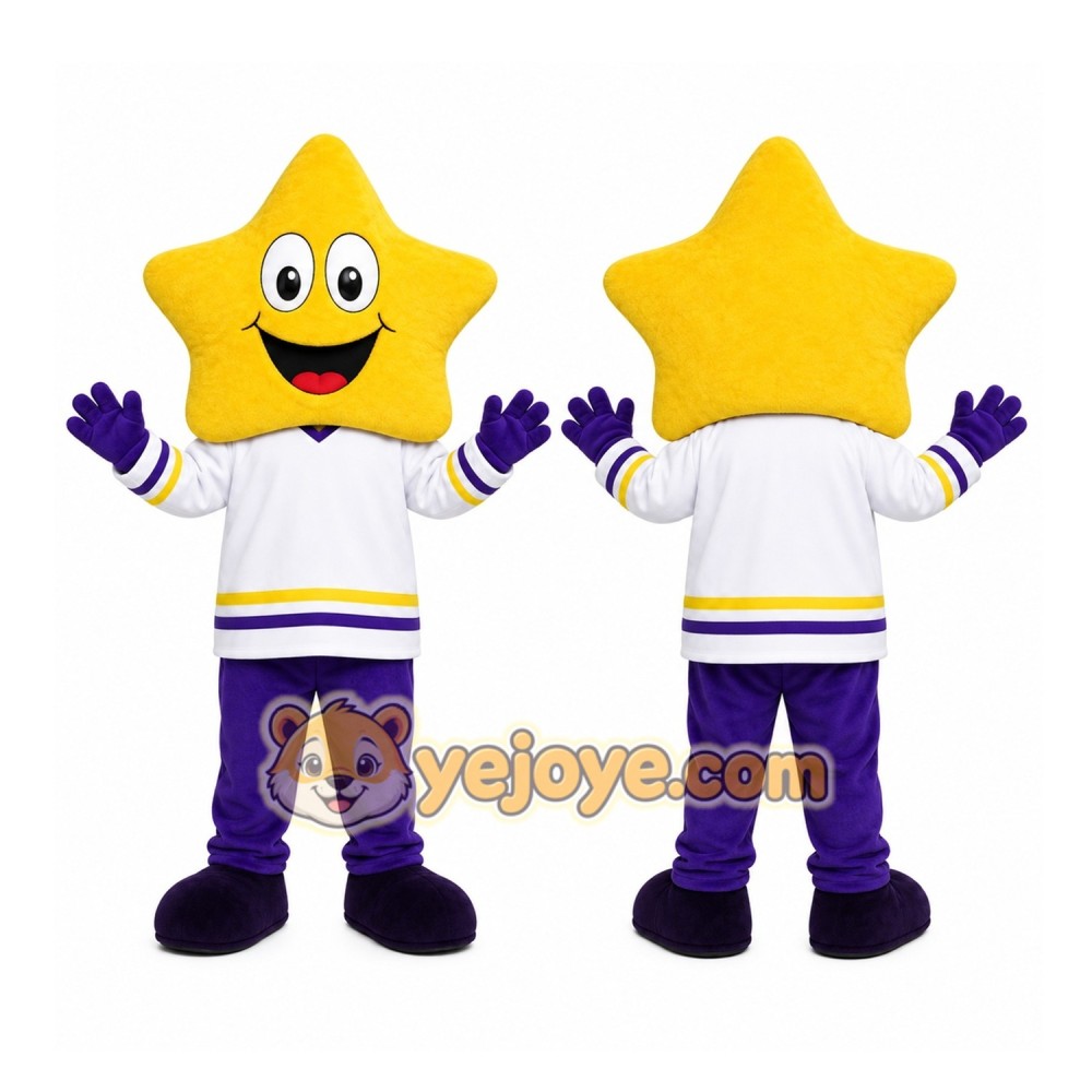 Star Boy Mascot Costume Star Boy Mascot Costume