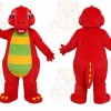 Red Dragon Mascot Costume