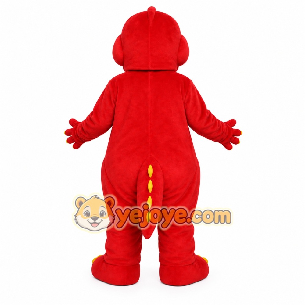 Red Dragon Mascot Costume