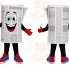 Cartoon Newspaper Mascot Costume