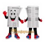 Cartoon Newspaper Mascot Costume