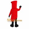 Red Carpet Roll Mascot Costume Red Carpet Roll Mascot Costume