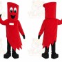 Red Carpet Roll Mascot Costume