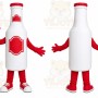 Bottle Character Mascot Costume
