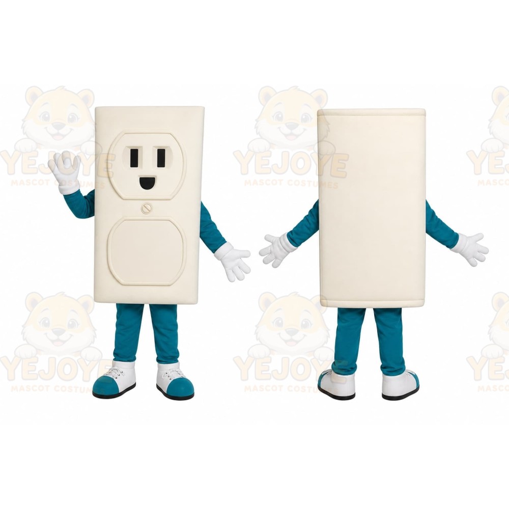 Power Outlet Mascot Costume