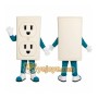 Power Outlet Mascot Costume