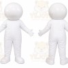 Plain White Mascot Mascot Costume