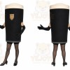 Black Cup Mascot Costume