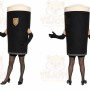 Black Cup Mascot Costume