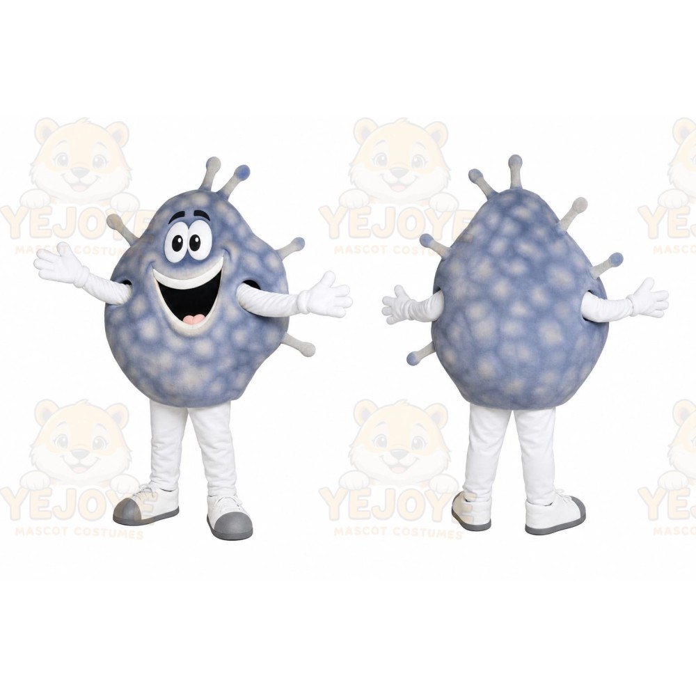 Gray Germ Mascot Costume
