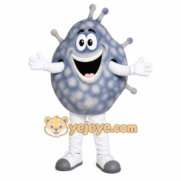 Gray Germ Mascot Costume