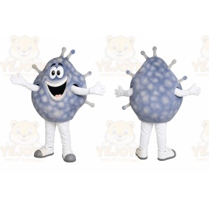Gray Germ Mascot Costume
