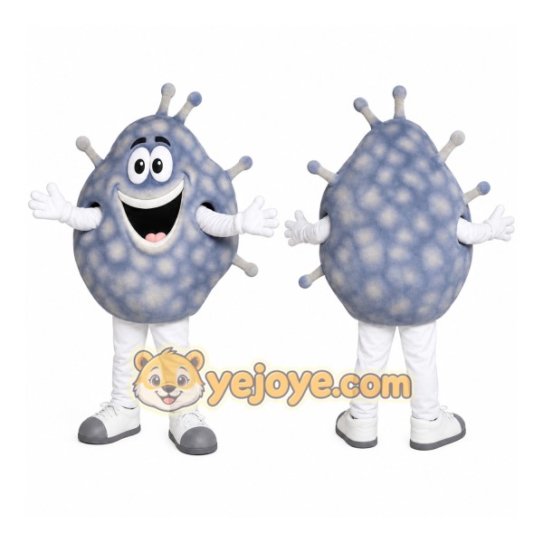 Gray Germ Mascot Costume