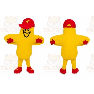 Yellow Plus Sign Mascot Costume