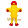 Yellow Plus Sign Mascot Costume Yellow Plus Sign Mascot Costume
