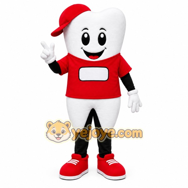 Santa Teeth Mascot Costume
