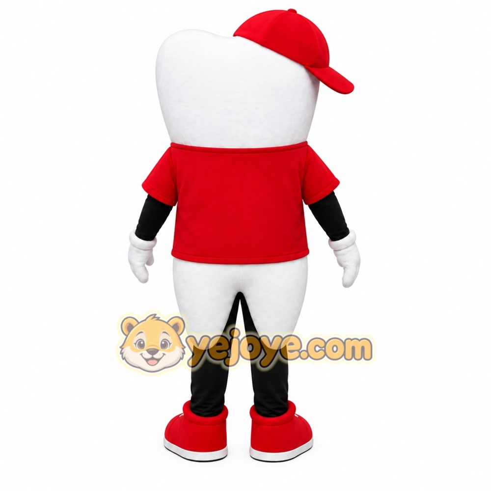 Santa Teeth Mascot Costume Santa Teeth Mascot Costume