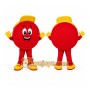 Cartoon Button Mascot Costume