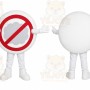No Symbol Sign Mascot Costume