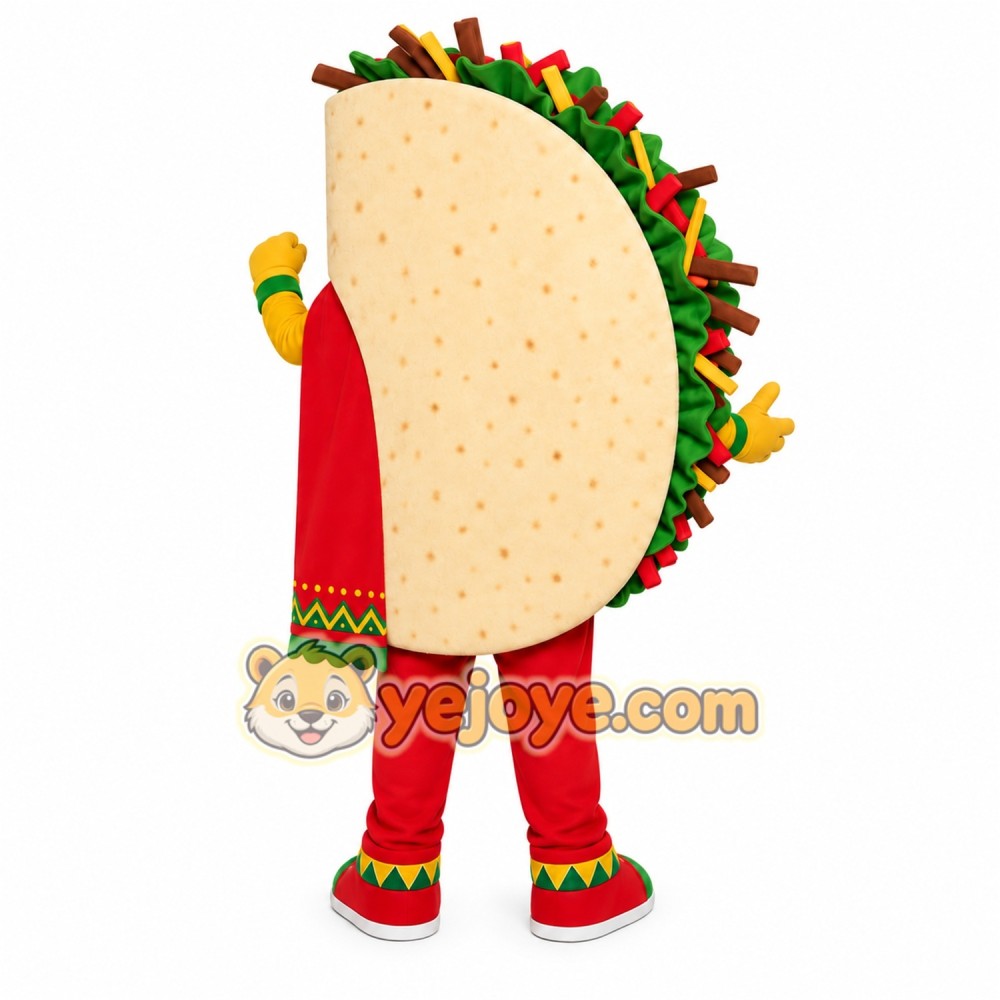 Taco Character Mascot Costume Taco Character Mascot Costume