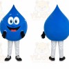 Blue Water Drop Mascot Costume