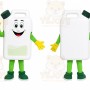 Milk Carton Mascot Costume