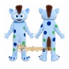 Spotted Blue Fantasy Mascot Costume Spotted Blue Fantasy Mascot Costume