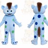 Spotted Blue Fantasy Mascot Costume