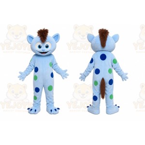 Spotted Blue Fantasy Mascot Costume