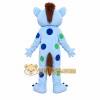 Spotted Blue Fantasy Mascot Costume Spotted Blue Fantasy Mascot Costume