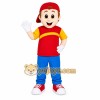 Red Cap Boy Mascot Costume Red Cap Boy Mascot Costume