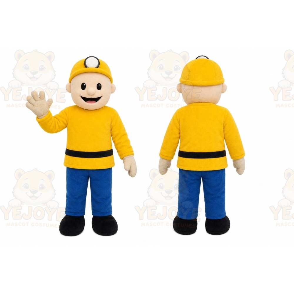 Builder Boy Mascot Costume