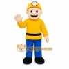 Builder Boy Mascot Costume Builder Boy Mascot Costume