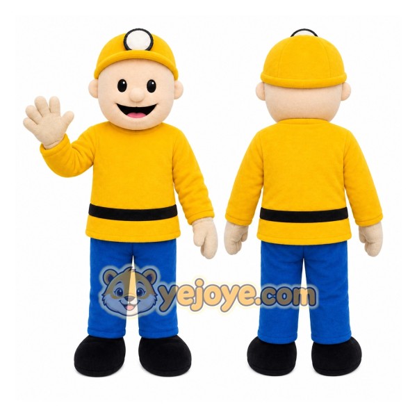 Builder Boy Mascot Costume
