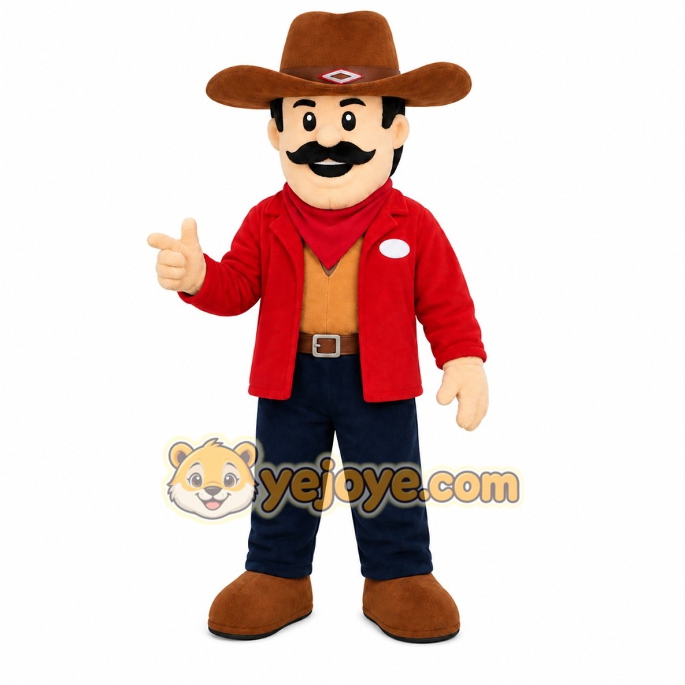 Cowboy Character Mascot Costume Cowboy Character Mascot Costume