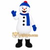 Blue Snowman Mascot Costume