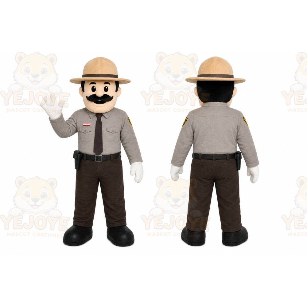 Explorer Man Mascot Costume