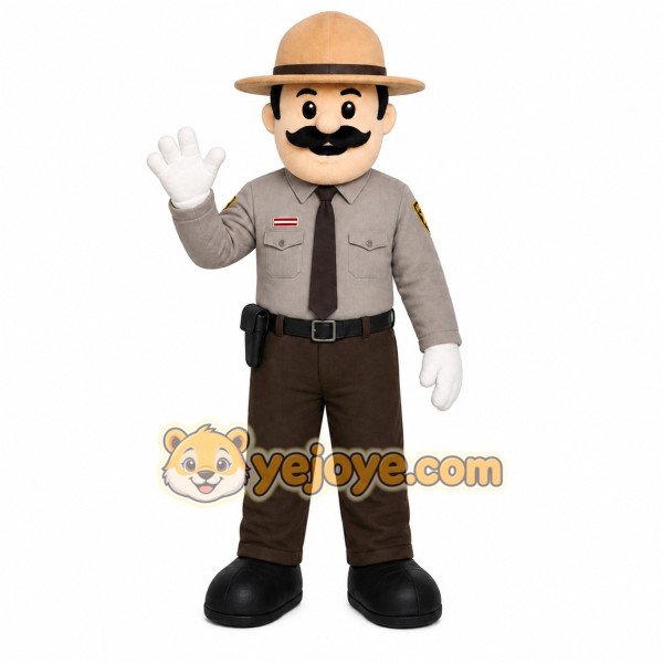 Explorer Man Mascot Costume