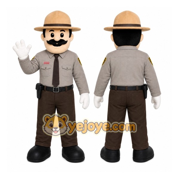 Explorer Man Mascot Costume