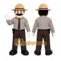 Explorer Man Mascot Costume
