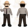 Explorer Man Mascot Costume