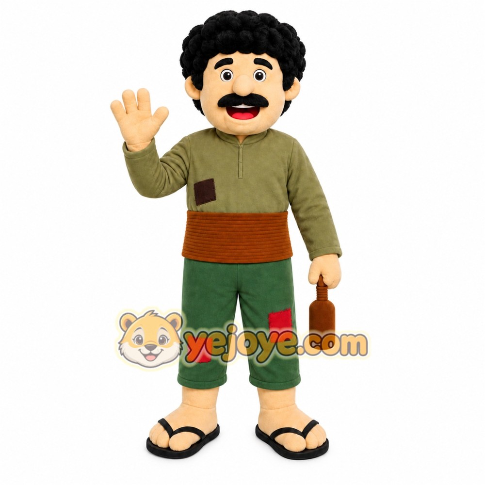 Caveman Mascot Costume Caveman Mascot Costume