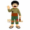 Caveman Mascot Costume Caveman Mascot Costume