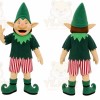 Green Elf Mascot Costume