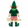 Green Elf Mascot Costume